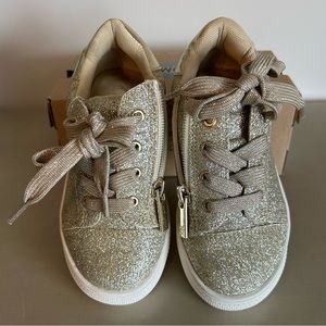 Gold Glitter Sneakers